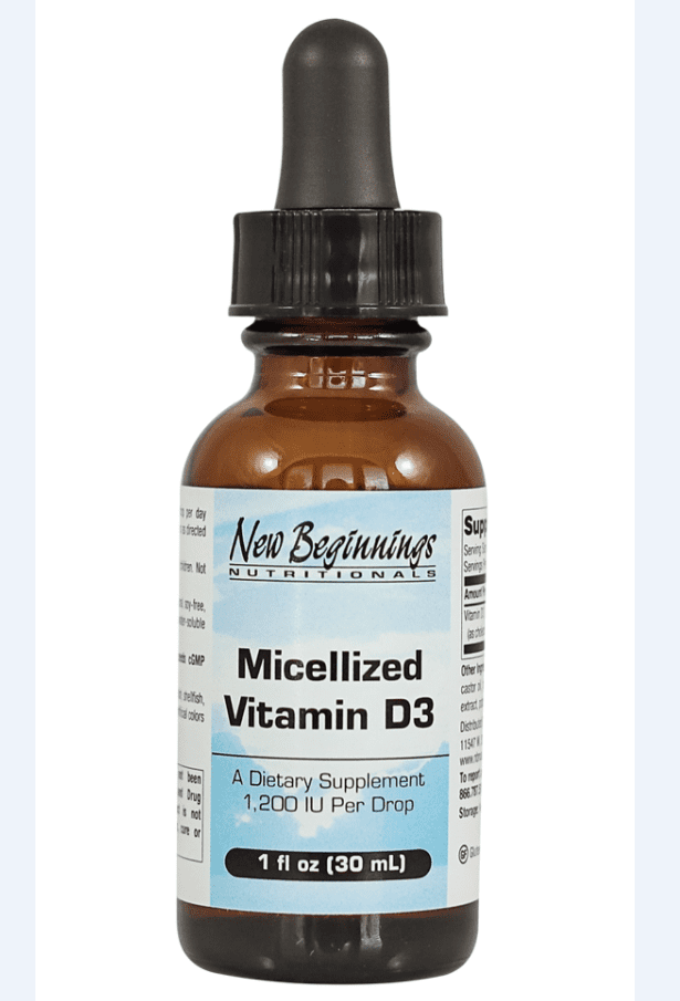 Micellized Vitamin D3, 30ml - New Beginnings