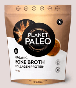 Planet Paleo Plain Unflavoured Bone Broth Collagen Protein 450g